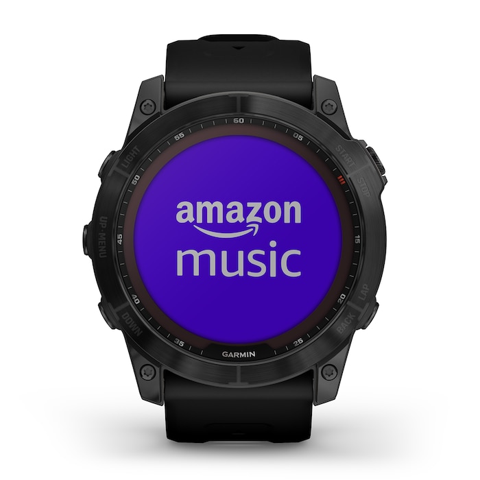 Garmin Fēnix® 7X Sapphire Solar 51mm Black DLC Titanium with Black Band Smart Watch