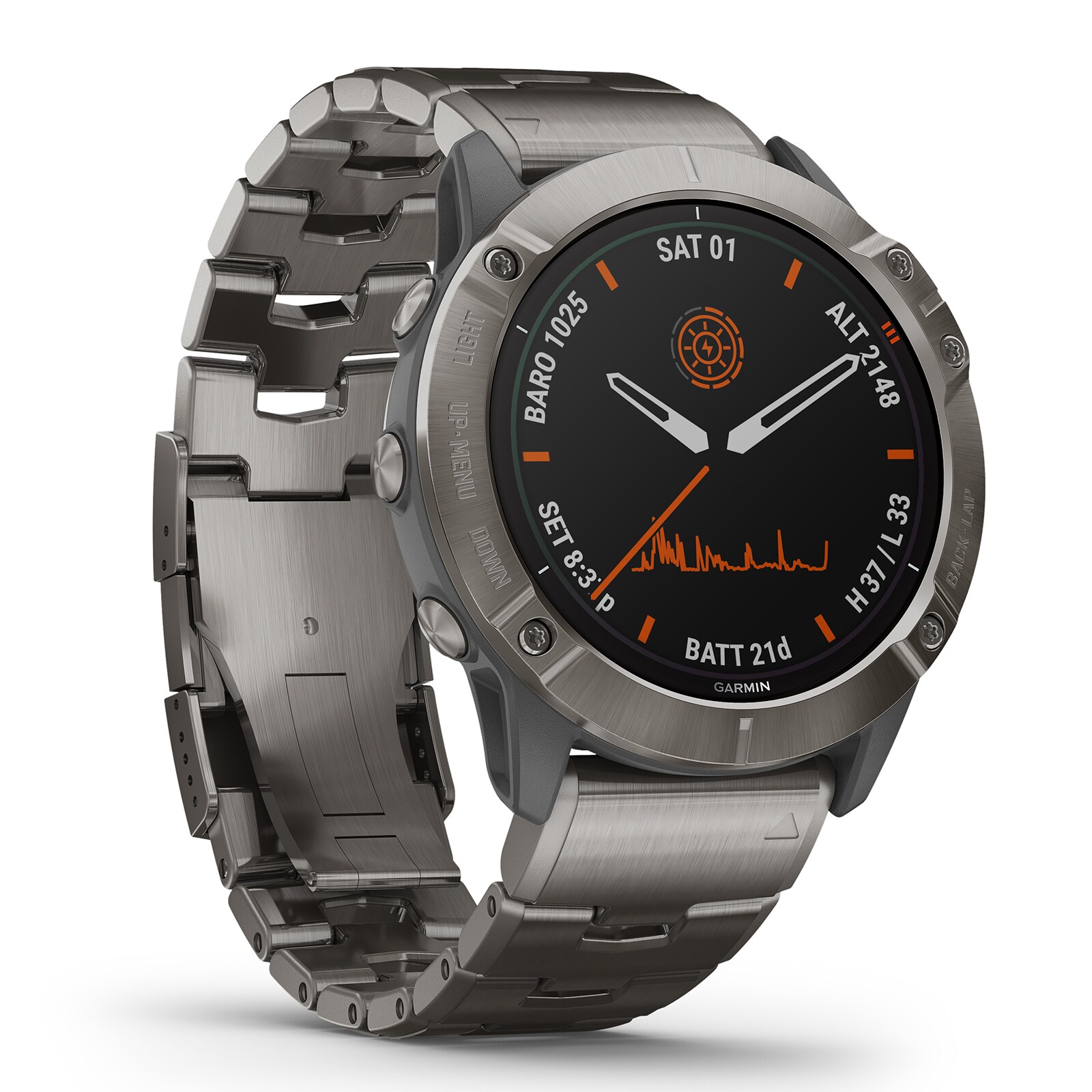 garmin fenix 6x pro solar titanium