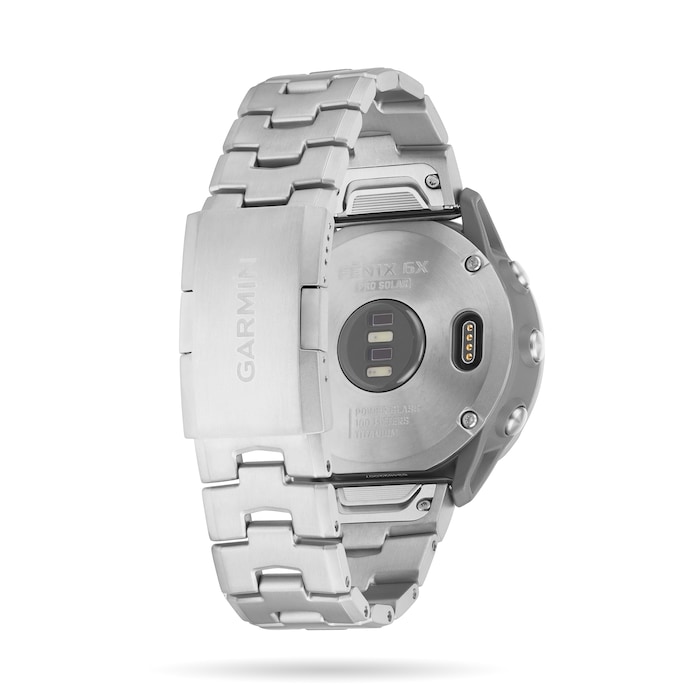 fenix® 6X Pro Solar, Titanium with Vented Titanium Bracelet - Watches from  Dipples UK