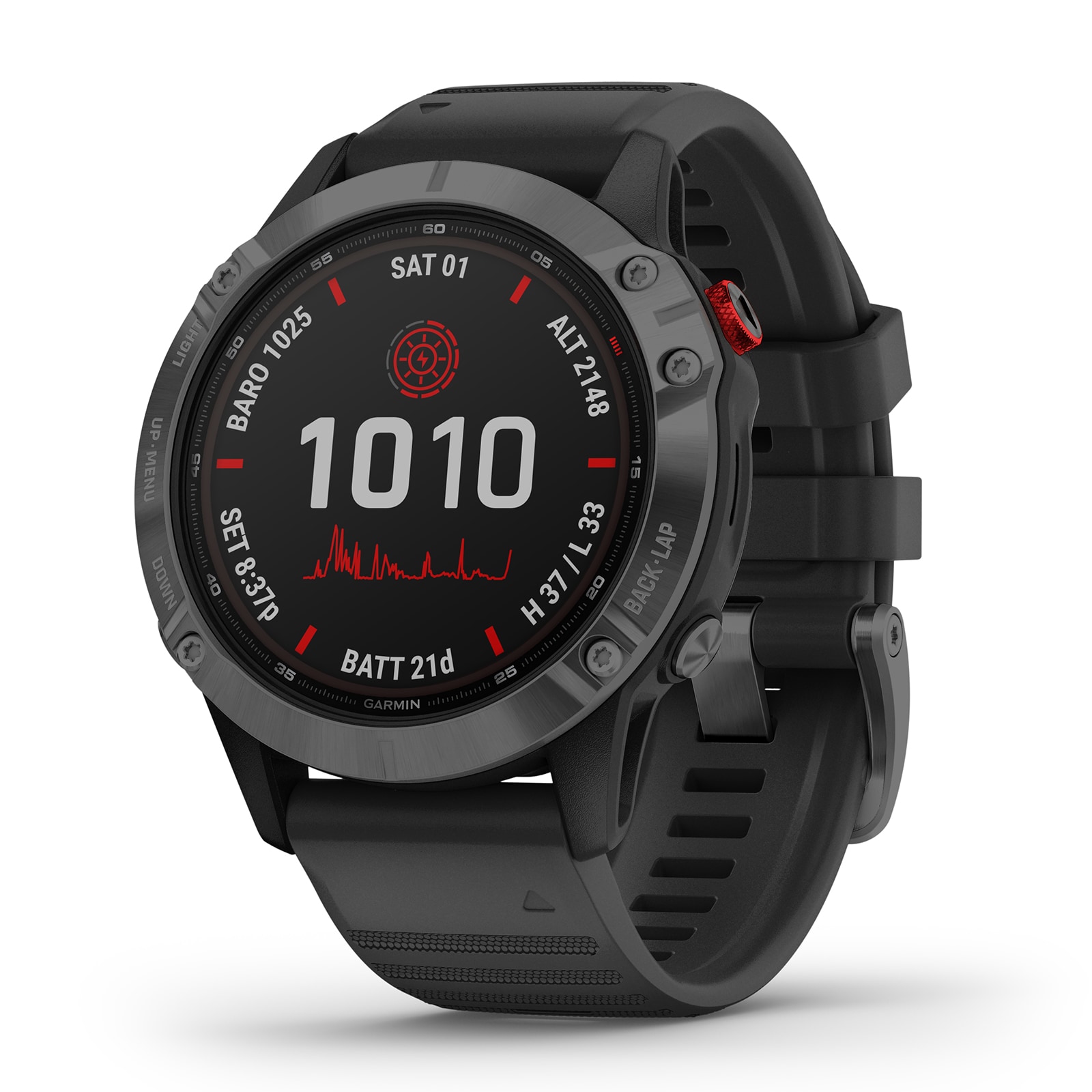 Garmin Fenix 6 Pro Solar Slate Grey Smartwatch Garmin Fenix 6 Pro Solar Slate Grey Smartwatch