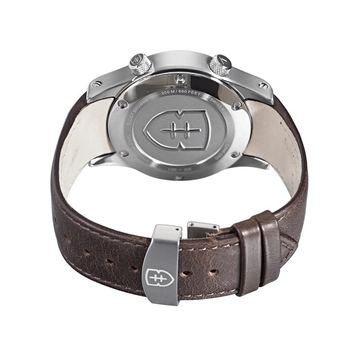 Elliot Brown Canford 44mm Mens Watch Brown Leather