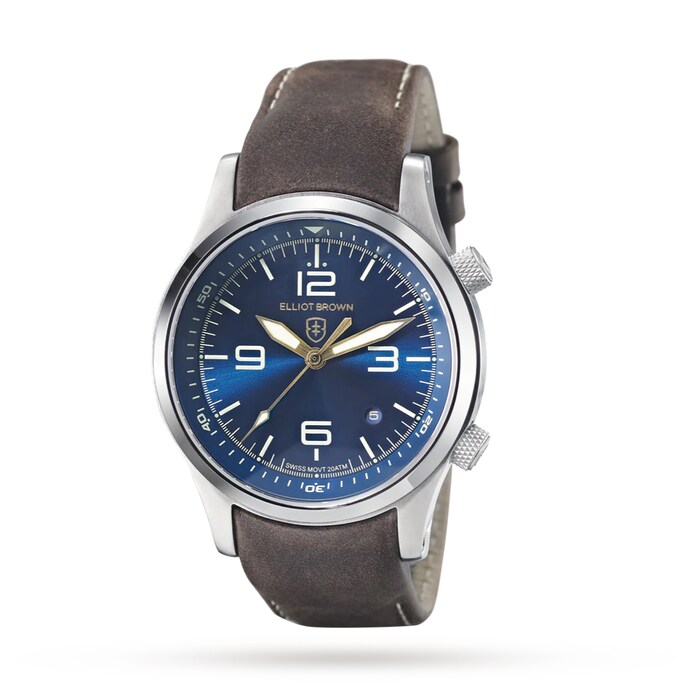 Elliot Brown Canford 44mm Mens Watch Blue
