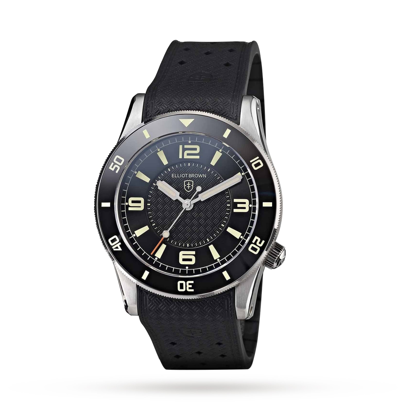 Bloxworth Heritage Diver 41mm Mens Watch Black Rubber