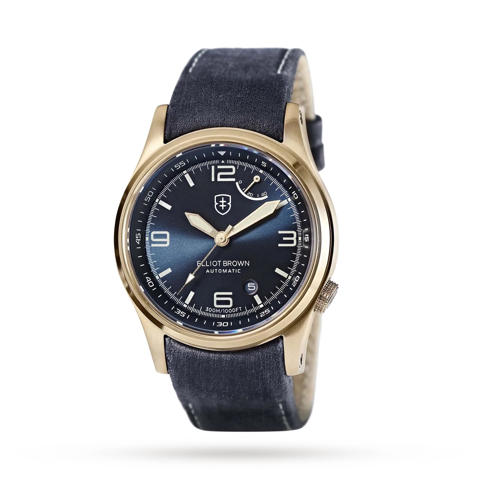 Tyneham Limited Edition 41mm Mens Watch Blue Leather