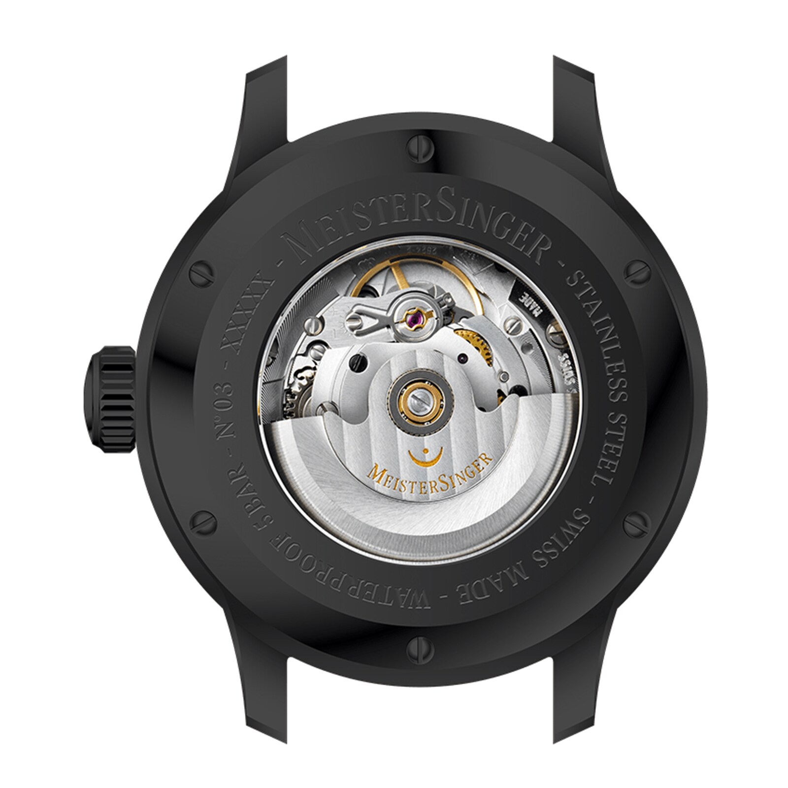 MeisterSinger N03 Blackline Automatic Mens Watch
