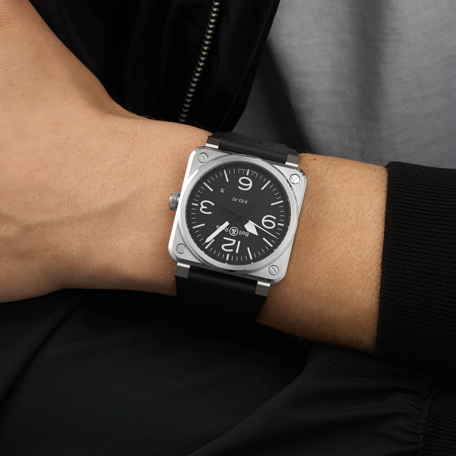 Bell & Ross BR 03-92 BLACK STEEL 42mm