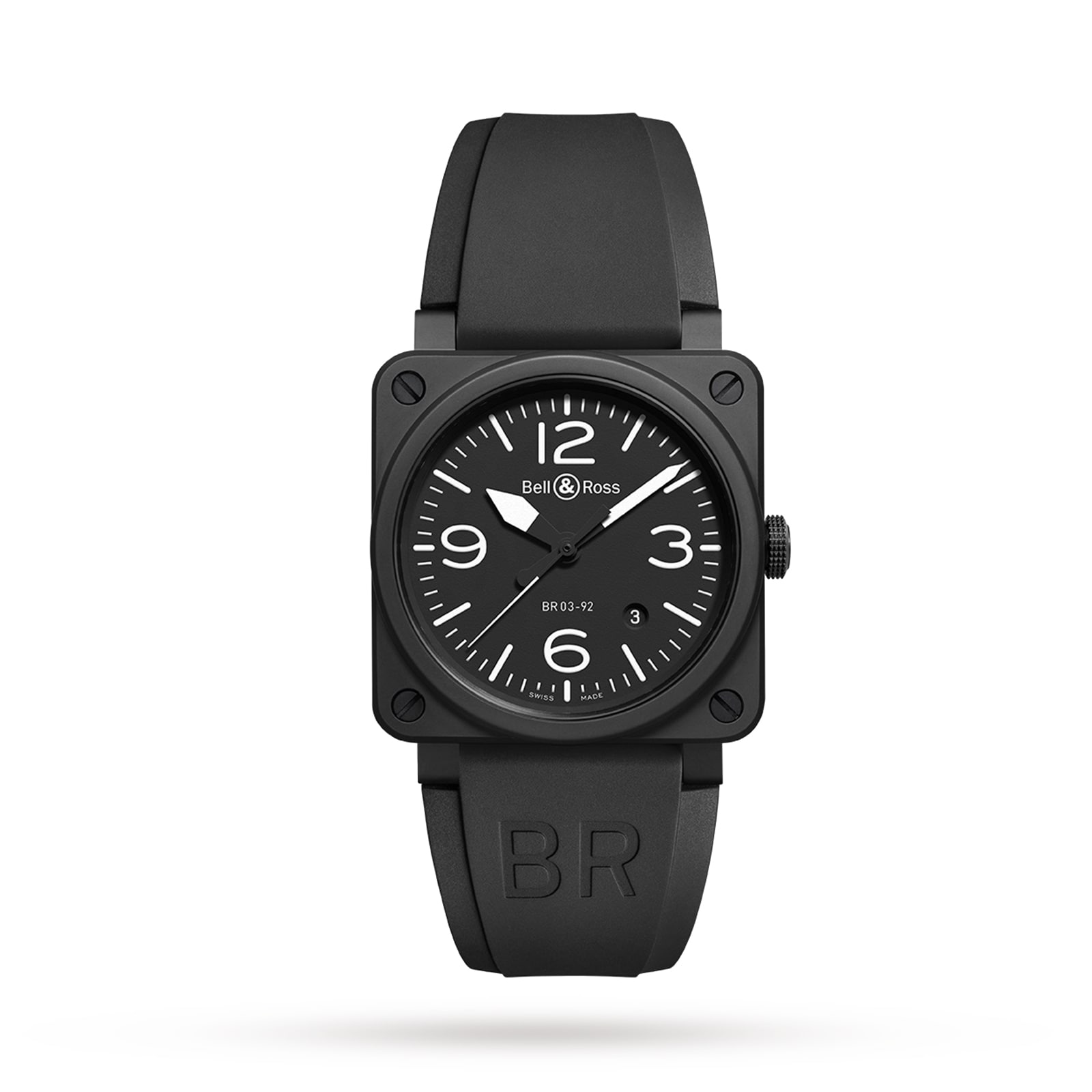 Bell Ross BR 03 92 BLACK MATTE 42mm BR0392 BL CE Watches Of