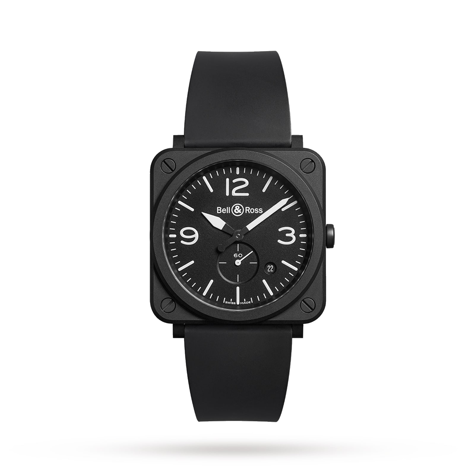 Bell Ross BR S BLACK MATTE 39mm BRS BL CEM Watches Of