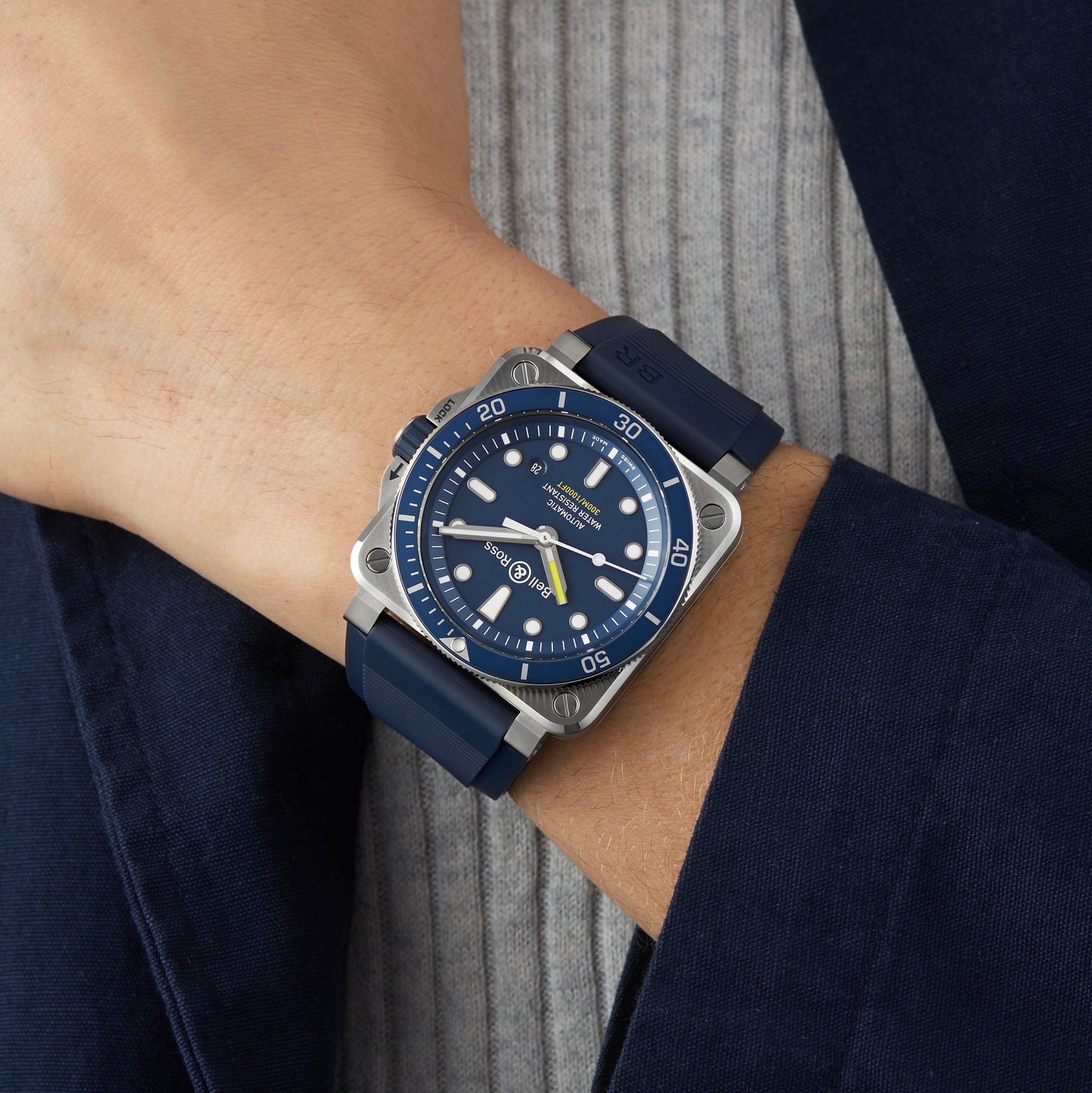 Bell & cheap ross diver blue