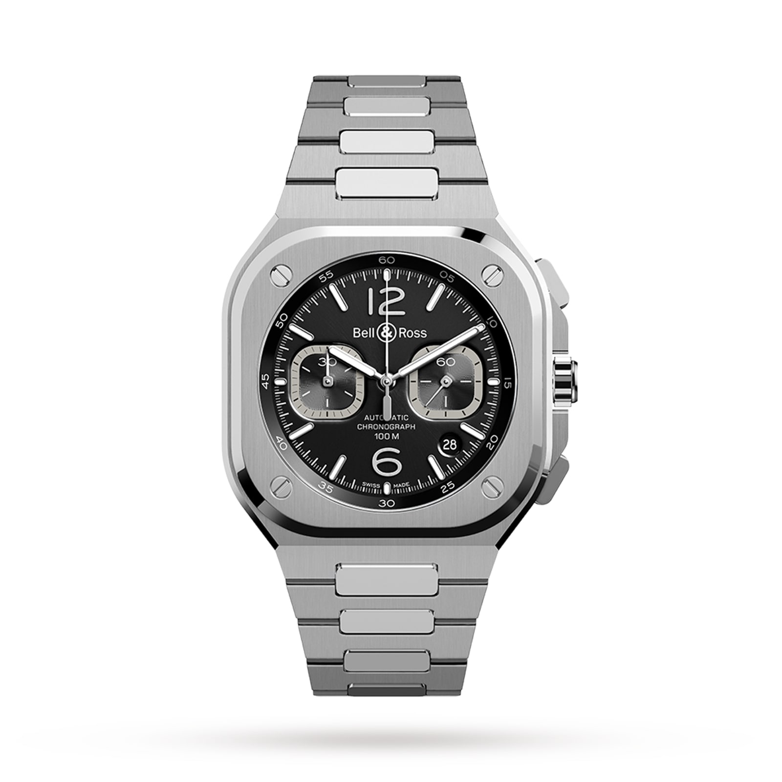 Bell & Ross BR 05 CHRONO BLACK STEEL 42mm