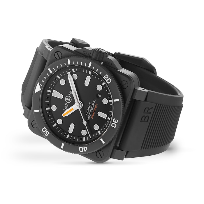 Bell & Ross BR 03-92 Diver Black Matte 42mm Mens Watch