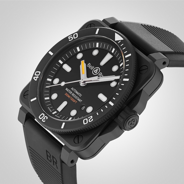 Bell & Ross BR 03-92 Diver Black Matte 42mm Mens Watch