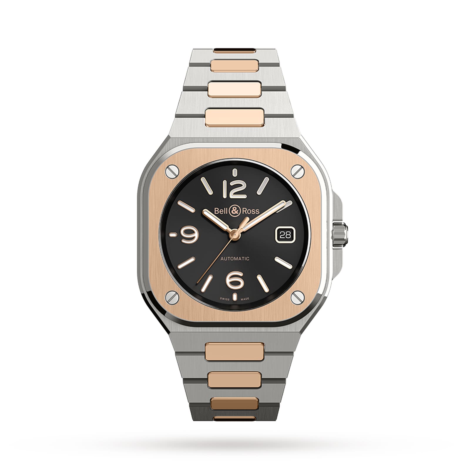 Bell & Ross BR 05 BLACK STEEL & GOLD 40mm