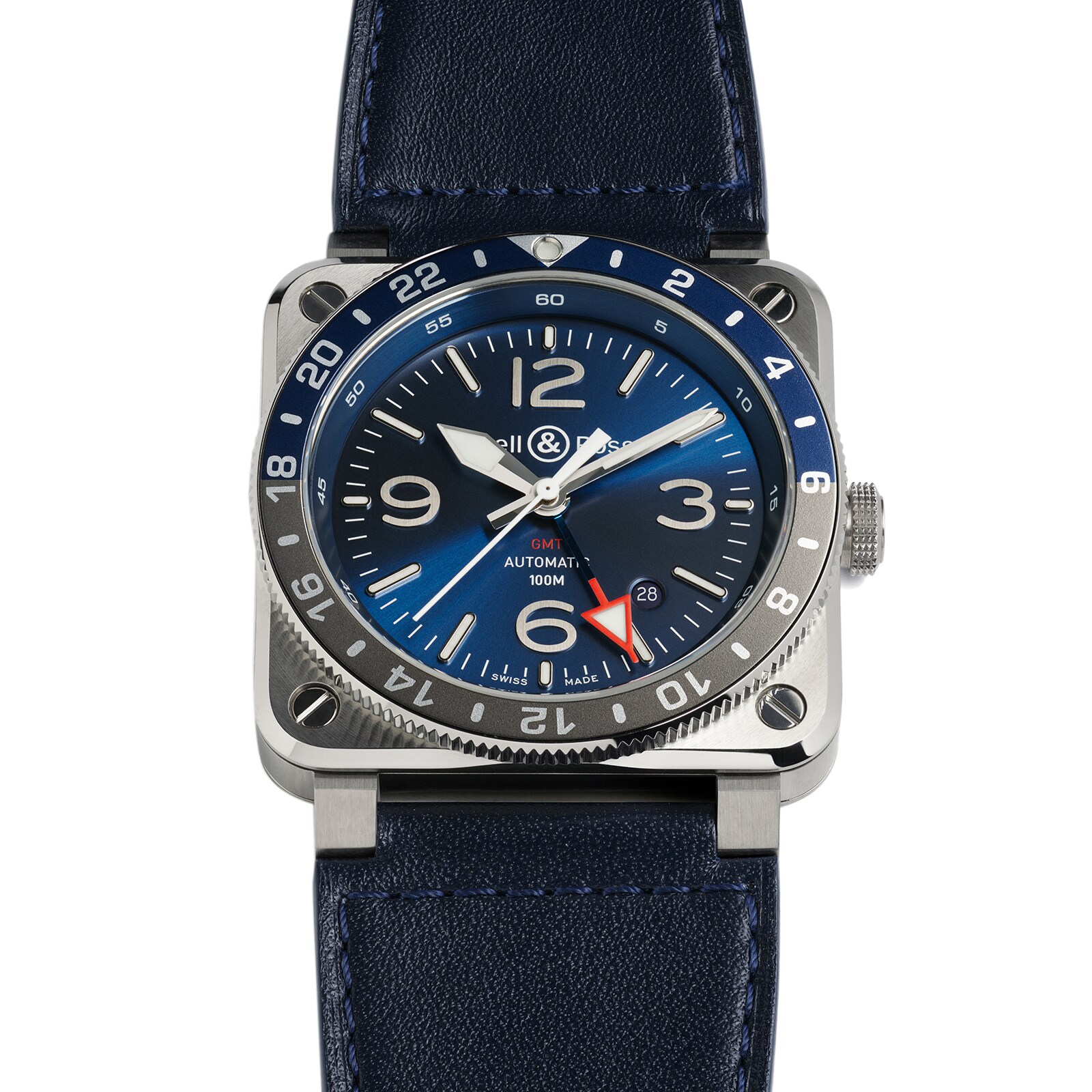 Bell & Ross BR 03-93 GMT BLUE 42MM Bell & Ross BR 03-93 GMT BLUE 42MM