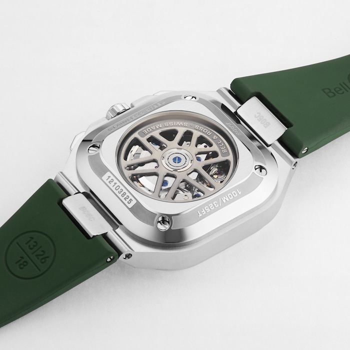 Bell & Ross BR 05 CHRONO GREEN STEEL 42MM