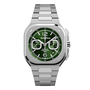 Bell & Ross BR 05 CHRONO GREEN STEEL 42MM