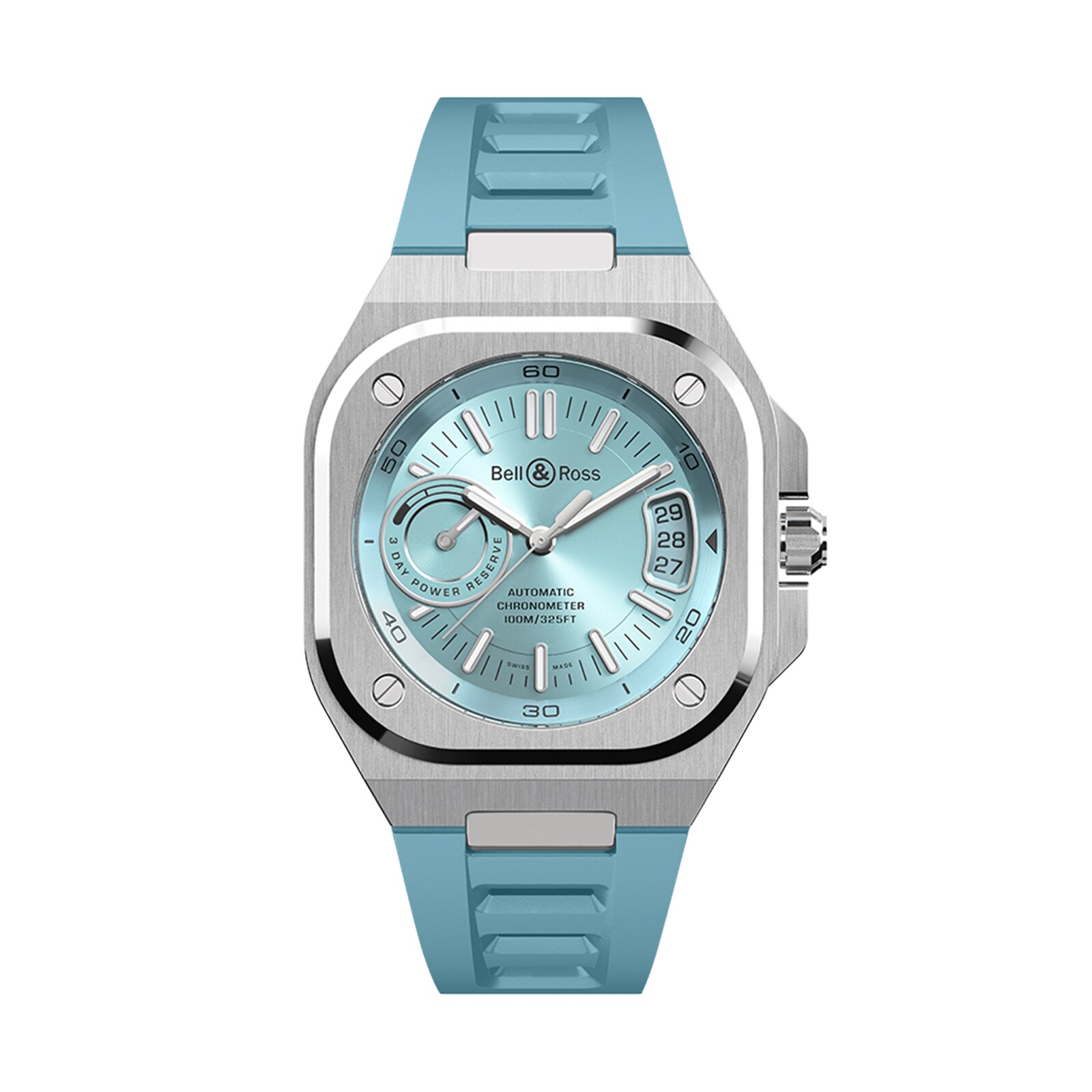 Bell & Ross BR X5 Ice Blue Steel 41mm Mens Watch Bell & Ross BR X5 Ice Blue Steel 41mm Mens Watch