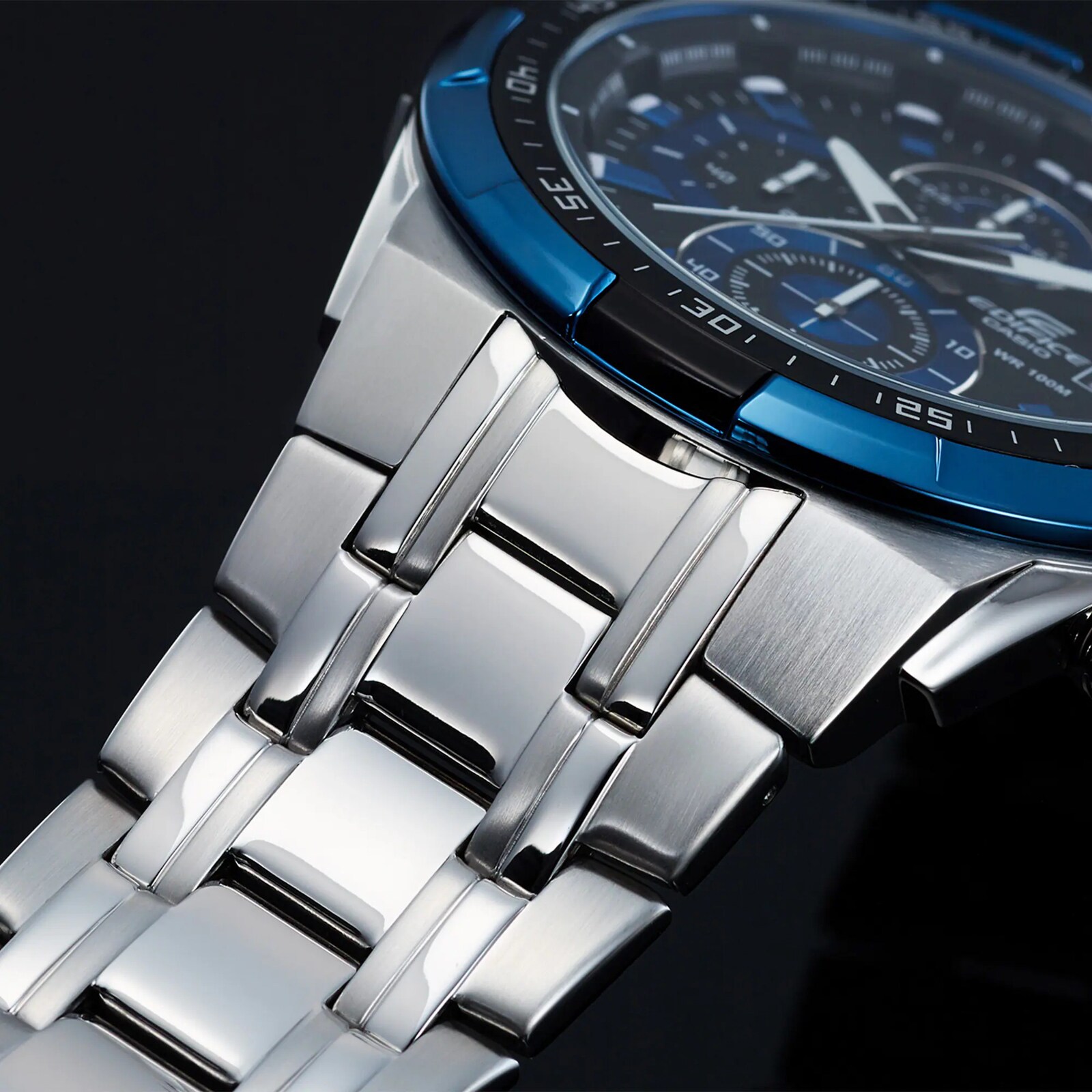 Casio Standard Chronograph Blue & Black Mens Watch