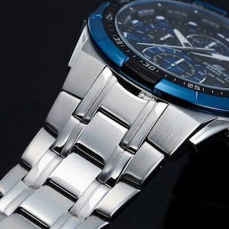 Casio Standard Chronograph Blue 
Black Mens Watch