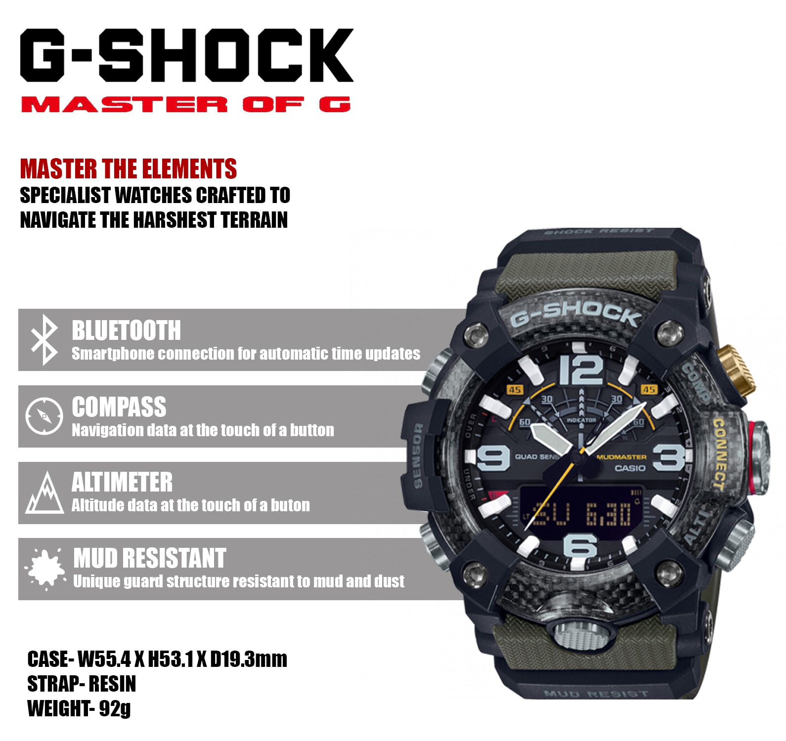 Mudmaster carbon outlet