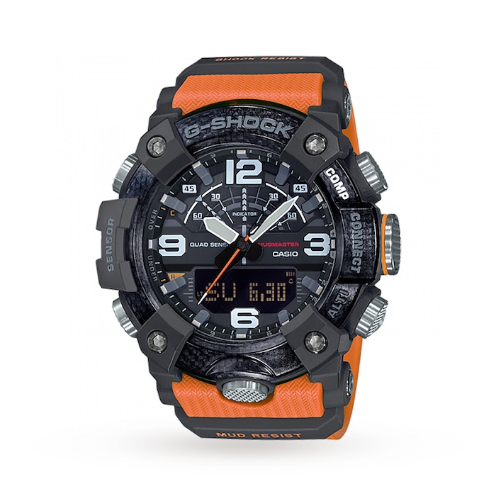 Casio G-SHOCK Mudmaster Carbon Core Bluetooth Orange Gents Watch