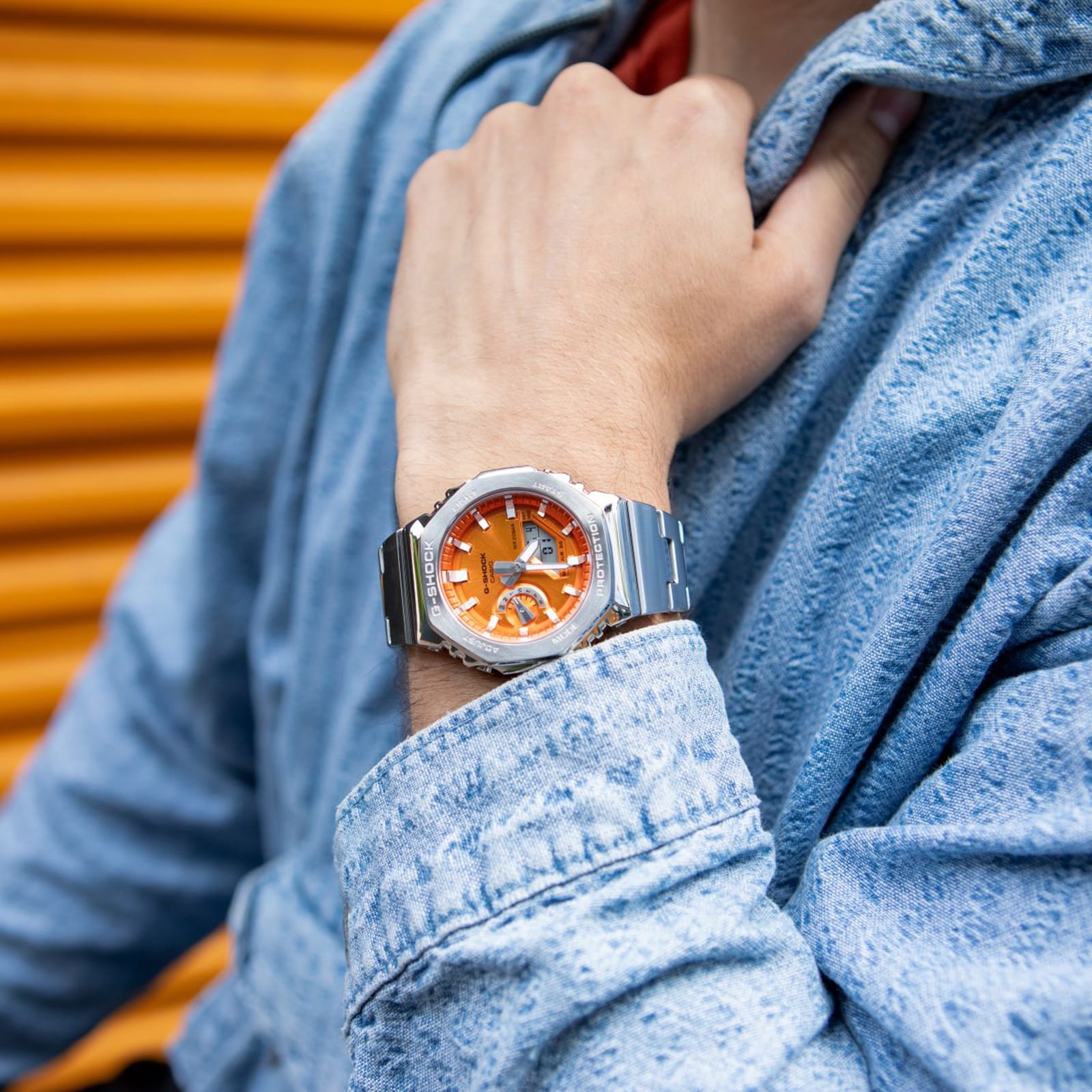 Casio G-SHOCK Exclusive 49.5mm Mens Watch Orange