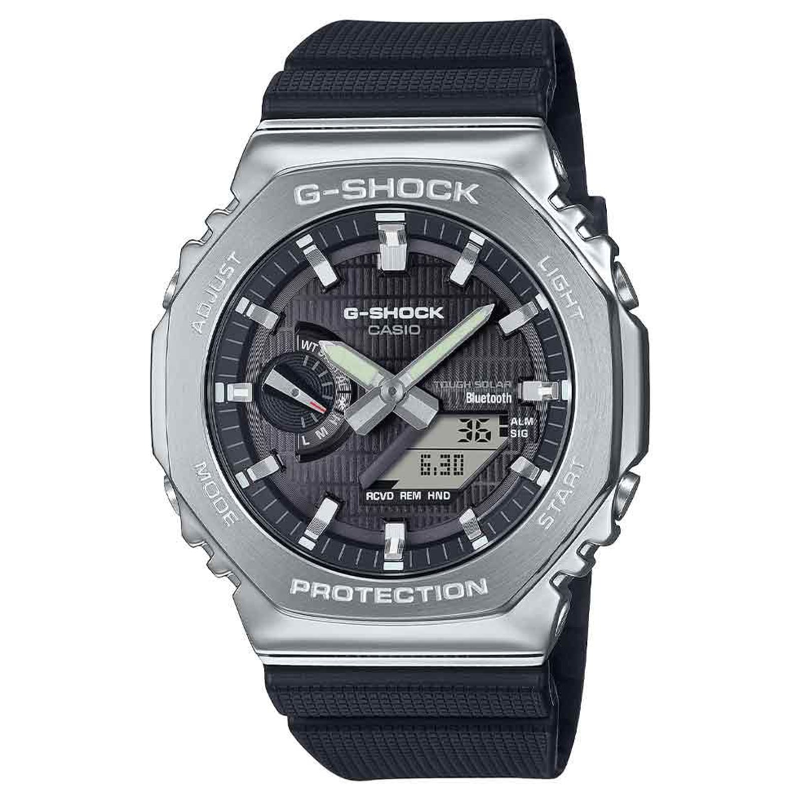 Casio G-SHOCK Metal Covered 2100 Bluetooth and Solar 49.5mm Mens Watch Black Casio G-SHOCK Metal Covered 2100 Bluetooth and Solar 49.5mm Mens Watch Black