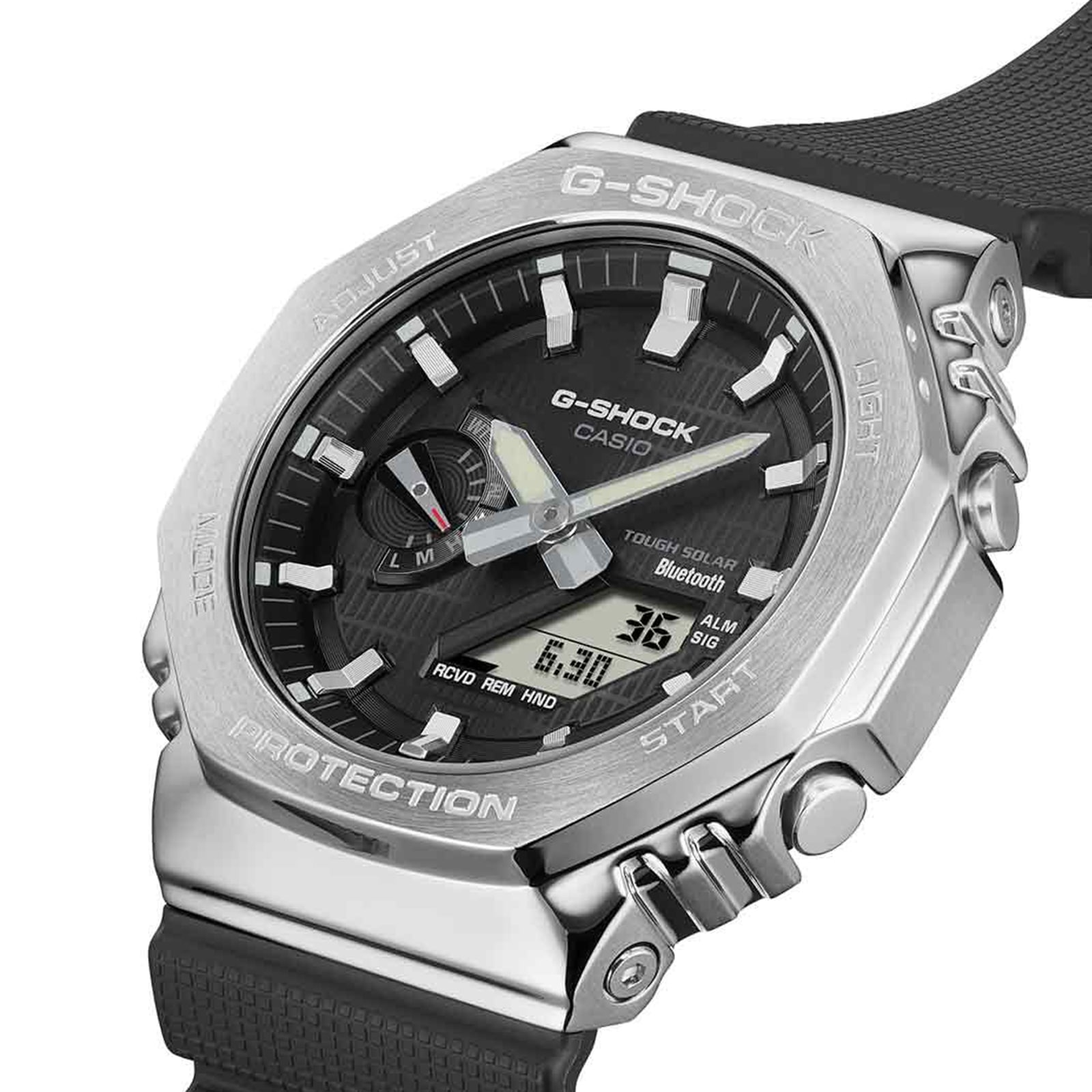 Casio G-SHOCK Metal Covered 2100 Bluetooth and Solar 49.5mm Mens Watch Black Casio G-SHOCK Metal Covered 2100 Bluetooth and Solar 49.5mm Mens Watch Black