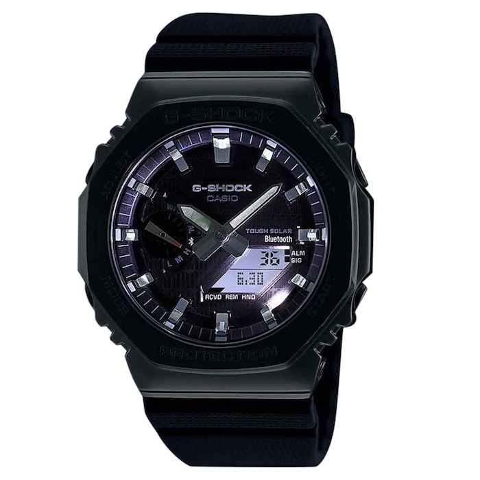 Casio G-SHOCK Metal Covered 2100 Bluetooth and Solar 49.5mm Mens Watch Black