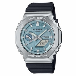 17050945 - G-SHOCK Metal Covered 2100 Bluetooth and Solar 49.5mm Mens Watch Blue