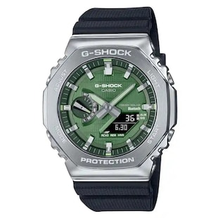 Casio G-SHOCK Metal Covered 2100 Bluetooth and Solar 49.5mm Mens Watch Green