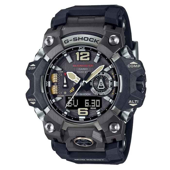 Casio G-SHOCK Mudmaster 58.5mm Mens Watch Black