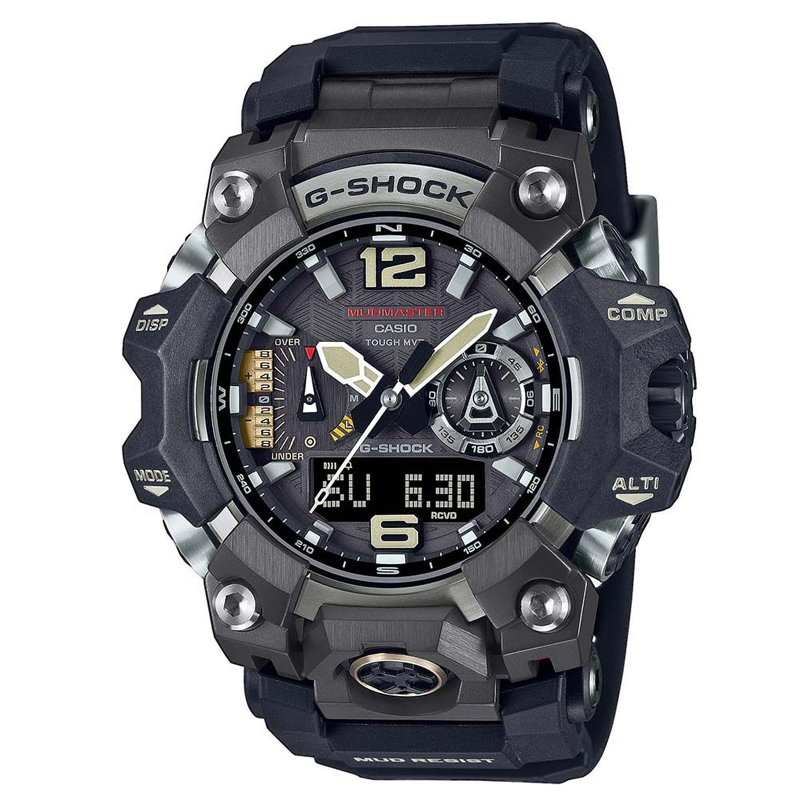 Casio G-SHOCK Mudmaster 58.5mm Mens Watch Black
