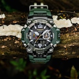 Casio G-SHOCK Mudmaster 58.5mm Mens Watch Green Resin Strap