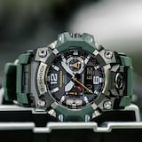 Casio G-SHOCK Mudmaster 58.5mm Mens Watch Green Resin Strap