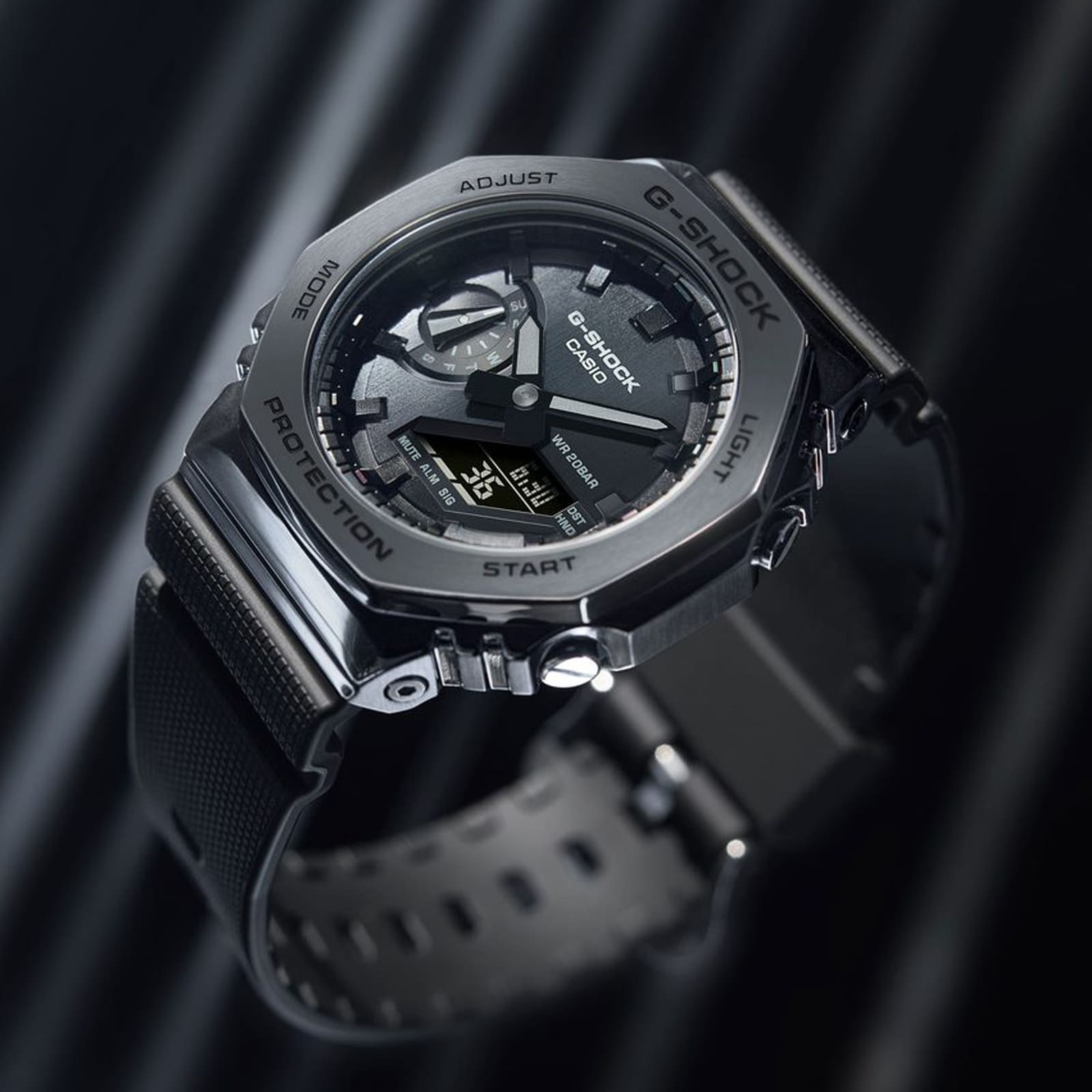 Casio G-SHOCK All Black Metal Cover Series