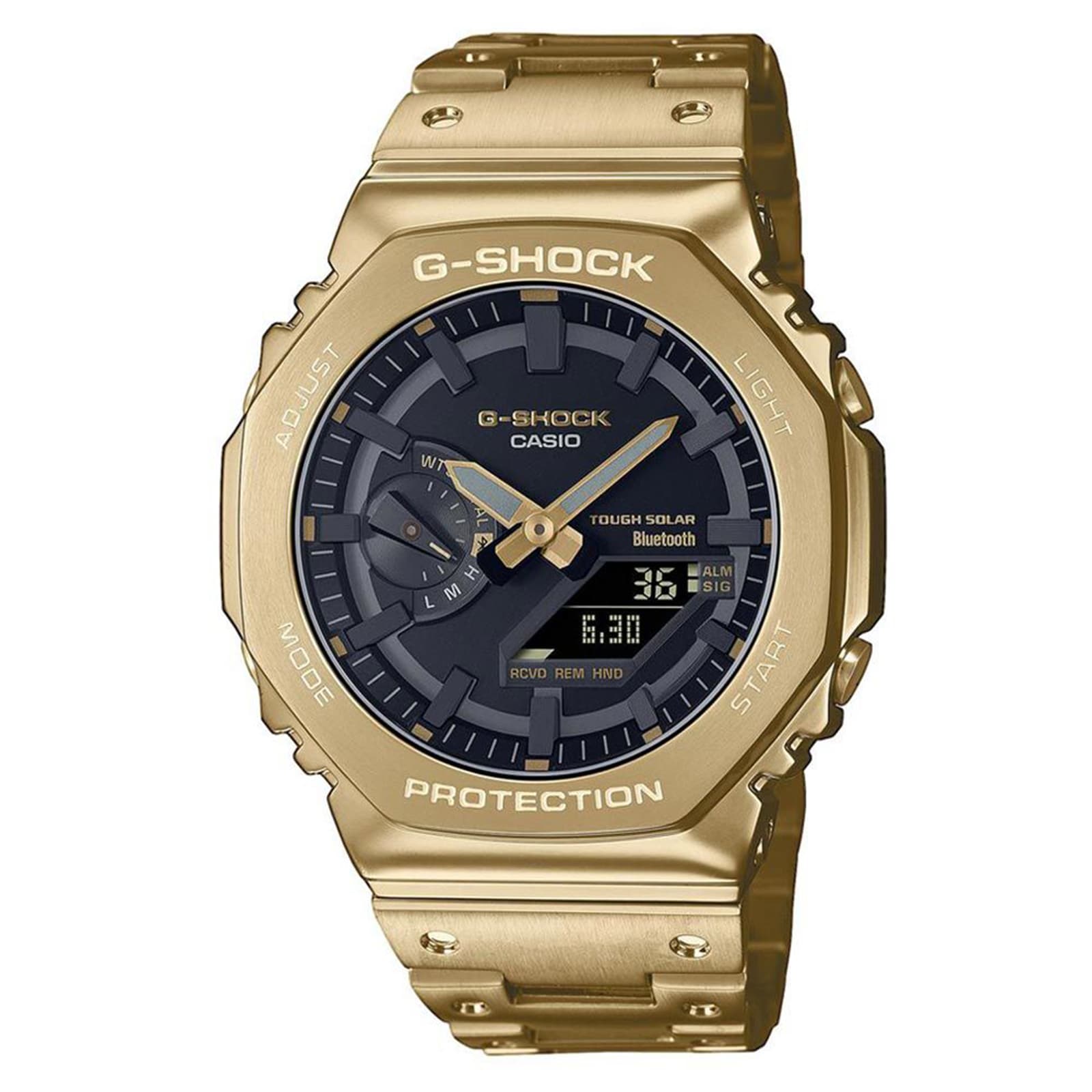 Casio G-SHOCK Full Metal 2100 Series 50mm Mens Watch Black