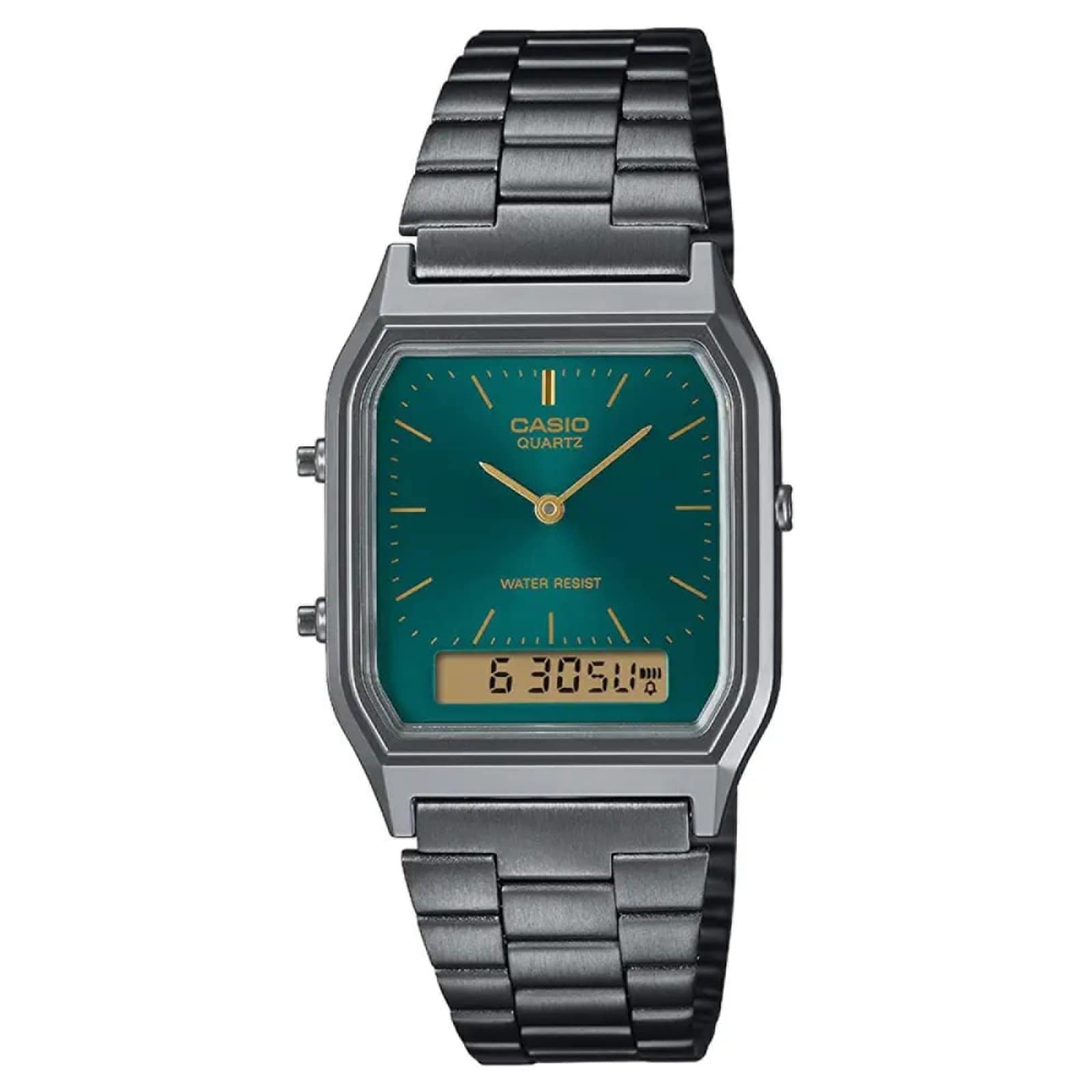 Casio Vintage Dual Display 30mm Unisex Watch Green