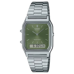Casio Vintage Collection 38.8mm X 29.8mm Unisex Watch Green