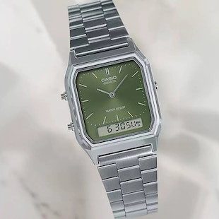 Casio Vintage Collection 38.8mm X 29.8mm Unisex Watch Green
