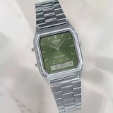 Casio Vintage Collection 38.8mm X 29.8mm Unisex Watch Green