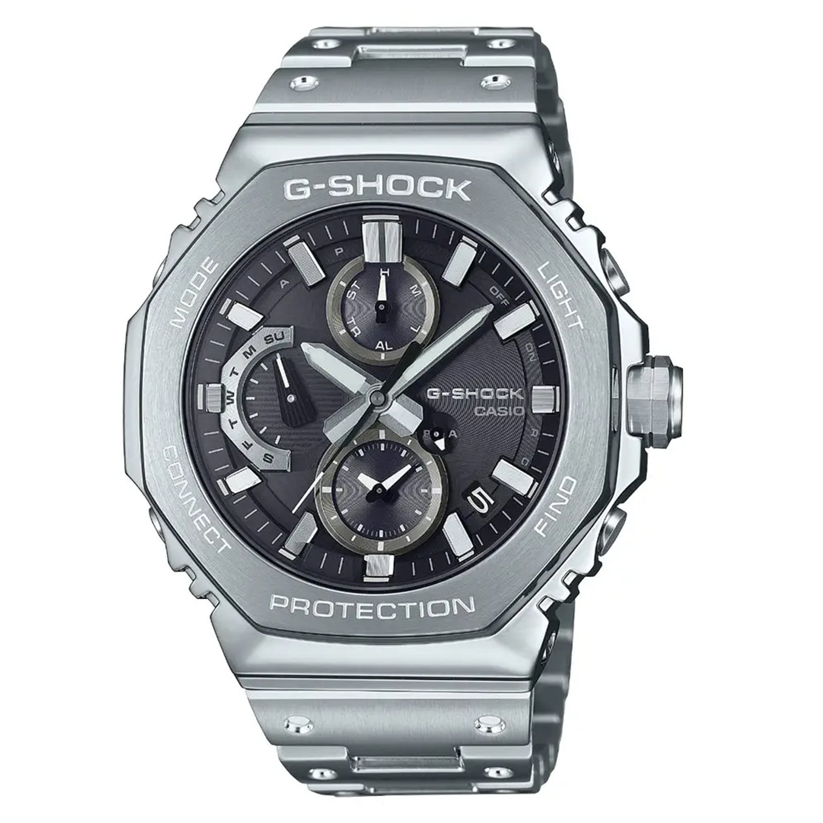 Casio G-SHOCK Full Metal 2100 Chrono 51.5mm Mens Watch Black