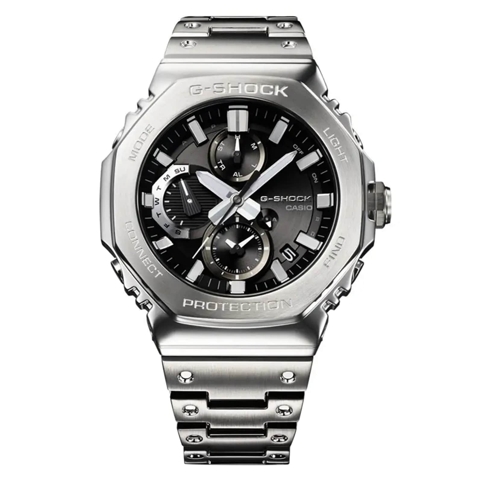 Casio G-SHOCK Full Metal 2100 Chrono 51.5mm Mens Watch Black