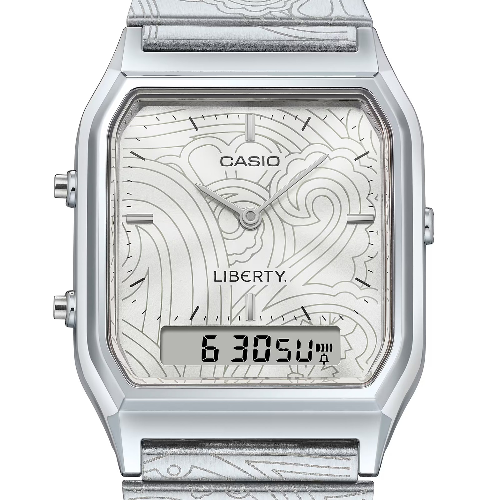 Casio Casio Vintage X Liberty 38.8mm X 29.8mm Limited Edition Unisex Watch Silver