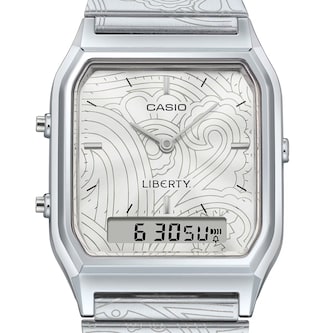 Casio Casio Vintage X Liberty 38.8mm X 29.8mm Limited Edition Unisex Watch Silver