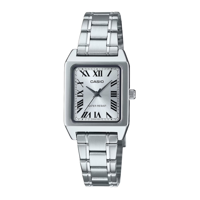 Casio Standard 31mm X 22mm Unisex Watch Silver