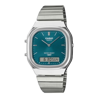 Casio Vintage 40.9mm X 35.8mm Unisex Watch Green