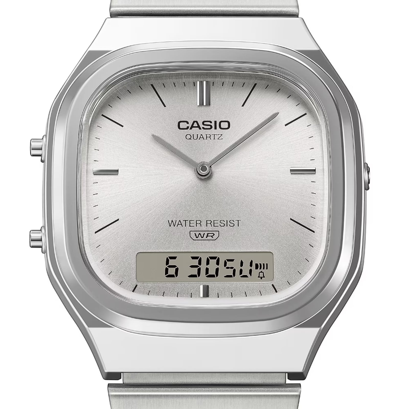 Casio Vintage 40.9mm X 35.8mm Unisex Watch Silver Casio Vintage 40.9mm X 35.8mm Unisex Watch Silver