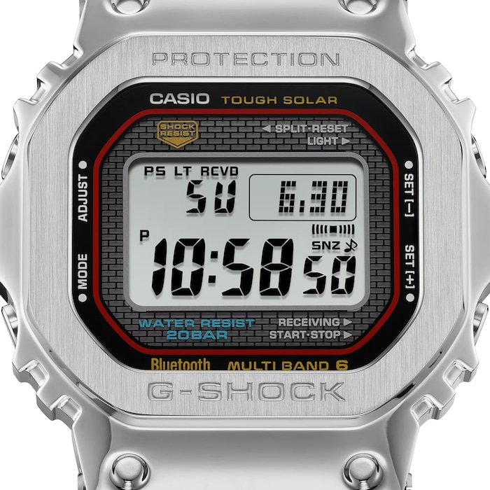 Casio G-SHOCK GMW-B5000 Series 49mm X 43mm Mens Watch Silver