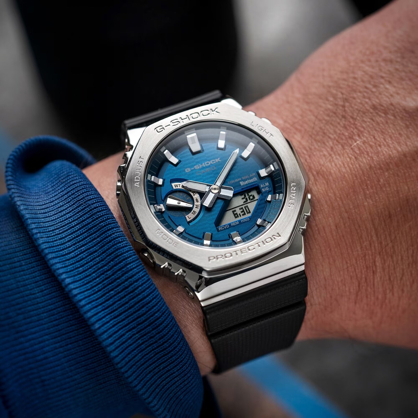 Casio G-SHOCK 2100 Series 49.3mm X 44.4mm Mens Watch Blue GBM